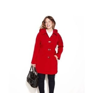 London Fog Hooded Trench Coat